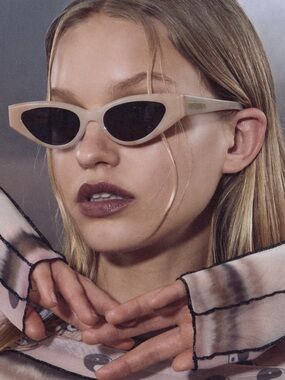 Poppy Lissiman Linda Cat Eye Sunglasses New